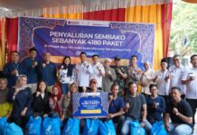 *Peringati HUT ke-45 dan Ramadan, PTBA Kertapati Port Bagikan 4.180 Paket Sembako bagi Masyarakat Ring 1*