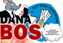 LAPORAN KEUANGAN DANA BOS PEMKOT PALEMBANG KACAU BALAU