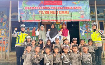 Satlantas Polres Pagar Alam Tanamkan Disiplin Sejak Dini,Melalui Program Polsana.