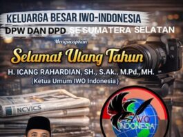Ketua DPW Sumsel Puji Kepemimpinan Visioner Dr. Icang Rahardian di Hari Ulang Tahun Kelahiran