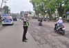 Satlantas Polres Pagar Alam Siap Siaga Mengatur Lalu Lintas Pada Jam Sibuk Sore Hari.