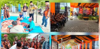 Pemuda Pancasila Deli Serdang Sembelih 9 Hewan Kurban