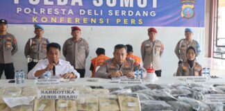 Ungkap Sindikat Narkoba Jaringan Internasional, Polresta Deliserdang Banjir Apresiasi
