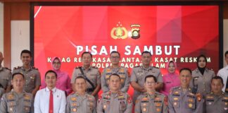 Pisah Sambut Pejabat Utama Polres Pagar Alam Berlangsung Hangat, Kapolres Tekankan Soliditas dan Kekeluargaan