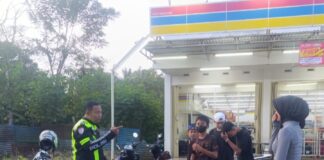 Satlantas Polres Pagar Alam Menghimbau dan Ajak Generasi Muda Untuk Hindari Balapan Liar.