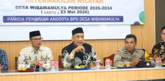 Pengisian Anggota BPD Desa Wibawamulya Sukses Digelar, 9 Anggota BPD Terpilih Periode 2026-2034