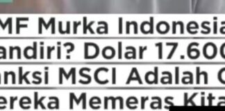 IMF Murka Indonesia Makin Mandiri? Video Viral Bongkar Dugaan Tekanan Ekonomi Global, Publik Diminta Waspada terhadap Narasi ‘Dolar Rp17.600 dan Sanksi MSCI’