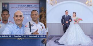 Untaian Doa dan Ucapan Selamat dari Keluarga Besar Firma Hukum KCBI Atas Bersatunya Cinta Boy Simamora dan Elysia Winona Marpaung