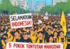 Soroti Kenaikan BBM dan Program MBG, Ribuan Mahasiswa Gelar “Aksi Indonesia Bangkrut”