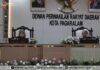 DPRD Kota Pagar Alam Gelar Rapat Paripurna VI Ke-3 dengan agenda Penyampaian Jawaban Wali Kota Pagar Alam.
