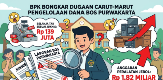 BPK Bongkar Dugaan Carut-Marut Pengelolaan Dana BOS Purwakarta, Belanja Tak Sesuai Juknis Capai Rp139 Juta, Anggaran Peralatan Jebol Rp1,82 Miliar