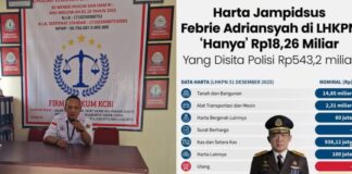 LHKPN Rp 18,26 M Tapi Disita Polisi Rp 543,2 M! Ketua LSM KCBI PC Bogor Semprot Febrie Adriansyah: “Rampok Pengecut, Jangan Sembunyi!