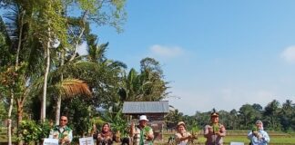 Dukung Ketahanan Pangan Nasional, Polres Pagar Alam Giat Tanam Padi Serentak.