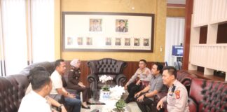 Perkuat Soliditas dan Sinergitas Antar instansi, Kapolres Banyuasin Jalin Silaturahmi ke Kejari Banyuasin dan Yonif TP 950/Raje Mangkute