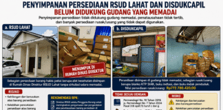 Lampu Kuning BPK: Gudang Alkes dan Dokumen Kependudukan Pemkab Lahat Tak Layak