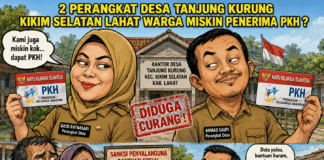 2 PERANGKAT DESA TANJUNG KURUNG KIMSEL LAHAT WARGA MISKIN PENERIMA PKH
