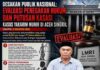 Desakan Publik Nasional: Evaluasi Penegakan Hukum dan Putusan Kasasi Kasus Yakarim Munir di Aceh Singkil