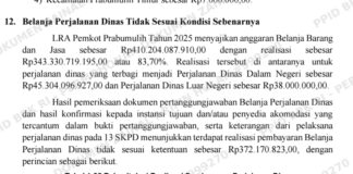 Modus Manis Dinas Luar: Rp372 Juta Anggaran Perdin Prabumulih Diduga Bermasalah