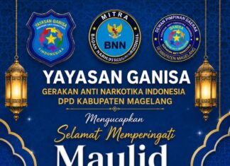 Merawat Akhlak, Melawan Narkoba: Yayasan GANISA Magelang Peringati Maulid Nabi SAW dengan Komitmen Keumatan