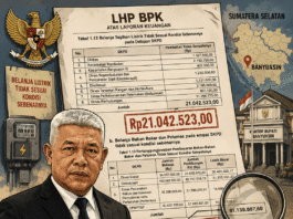 GEROMBOLAN PEJABAT MALING DILINGKARAN PEMKAB BANYUASIN BELUM DIPROSES HUKUM