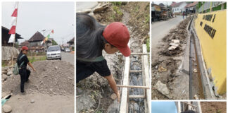 DIDUGA ASAL-ASALAN GUNAKAN MATERIAL TAK SESUAI SPEK, DRAINASE DESA PENANDINGAN LAHAT TA 2026 PROYEK SILUMAN