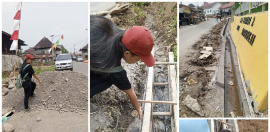 DIDUGA ASAL-ASALAN GUNAKAN MATERIAL TAK SESUAI SPEK, DRAINASE DESA PENANDINGAN LAHAT TA 2026 PROYEK SILUMAN