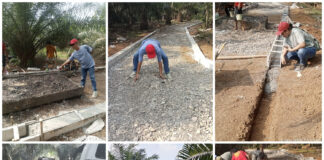 PEMBANGUNAN JALAN USAHA PERKEBUNAN DS PAGAR JATI KIMSEL LAHAT DIDUGA MATERIAL TIDAK SESUAI SPEK TERINDIKASI AKAN JADI SANTAPAN KORUPTOR