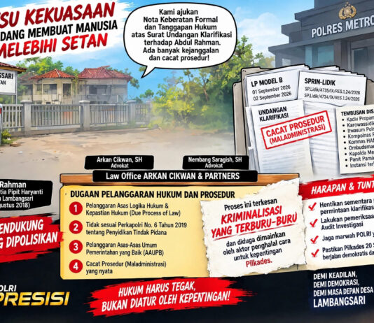 Nafsu Kekuasaan Pilkades Lambangsari: Mantan Pendukung Setia Diduga Dikriminalisasi Menjelang Pencoblosan