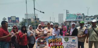Dari Jalan Untuk Warga, PNSB Sumsel Bagikan 5.000 Masker Hadapi Dampak Kabut Asap