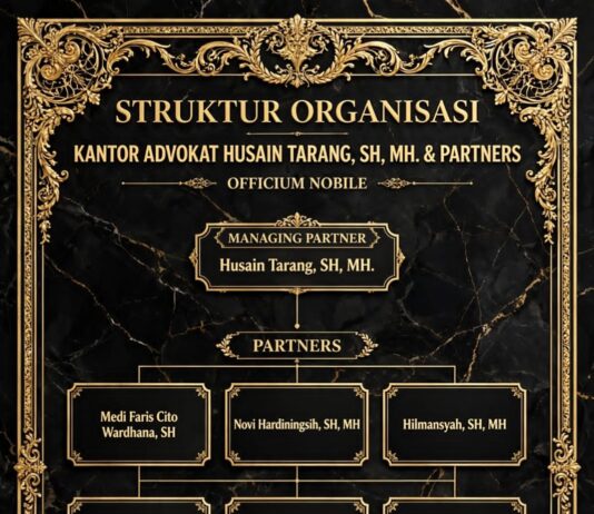 Kantor Advokat Husain Tarang & Partners: Meneguhkan Profesionalisme dengan Formasi Hukum yang Solid