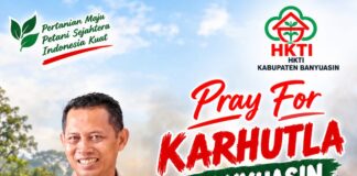 HKTI Banyuasin Ajak Masyarakat Bersatu Lawan Karhutla, Sugeng: Jaga Alam Demi Masa Depan Generasi