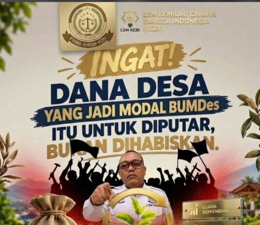Kritik Menukik LSM KCBI Bogor: Mengubah Mindset BUMDes dari “Panitia Anggaran” Menjadi “Mesin Pertumbuhan Ekonomi